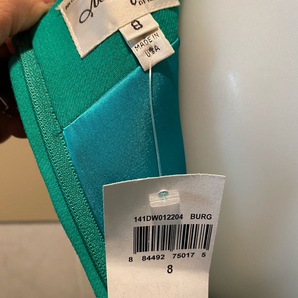 New Milly Women Kelly Green Sleeveless Dress SZ 8 - Picture 3 of 7